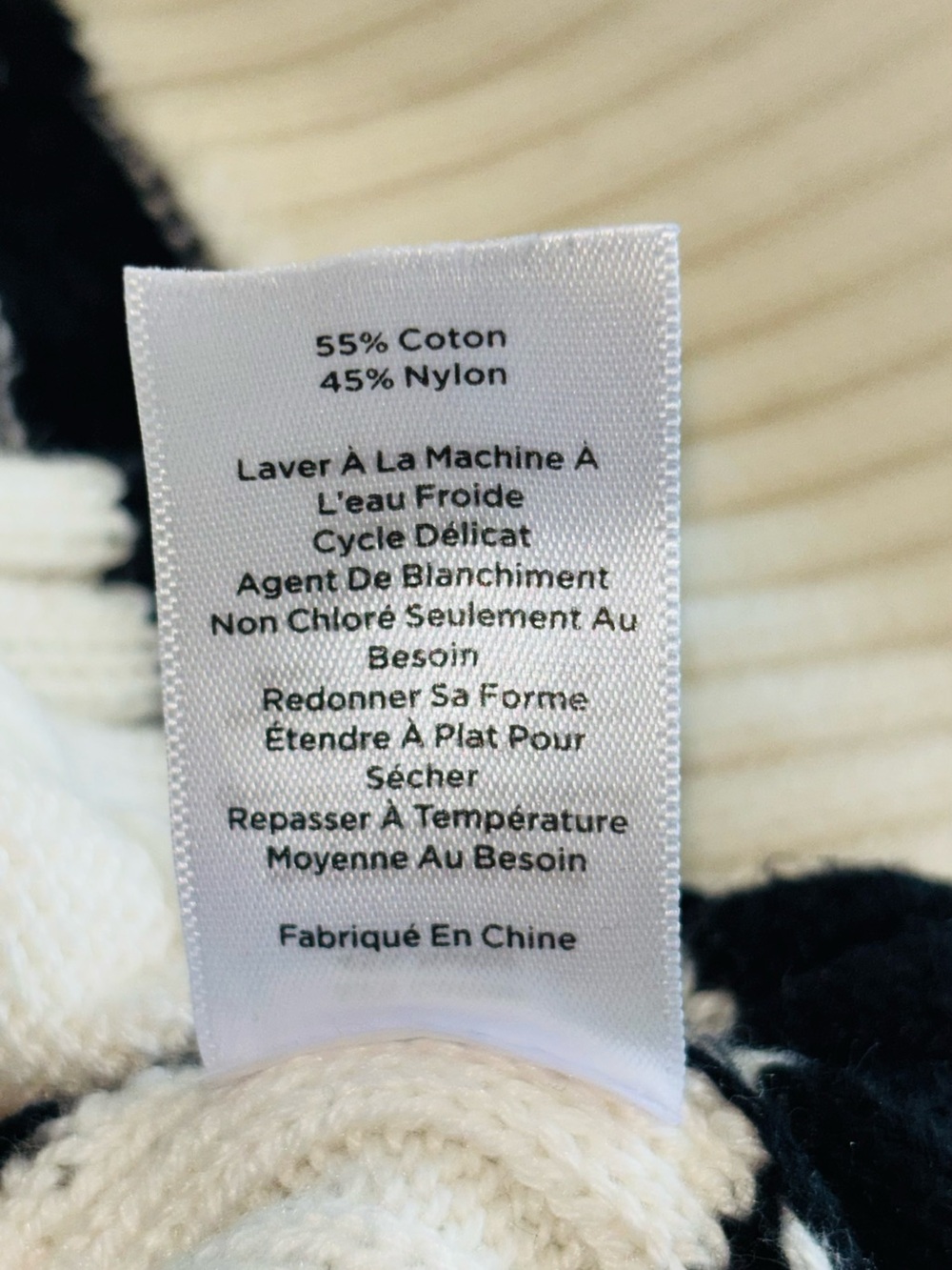 CABLE KNIT CREWNECK SWEATER - BRETON STRIPE - Picture 11 of 13